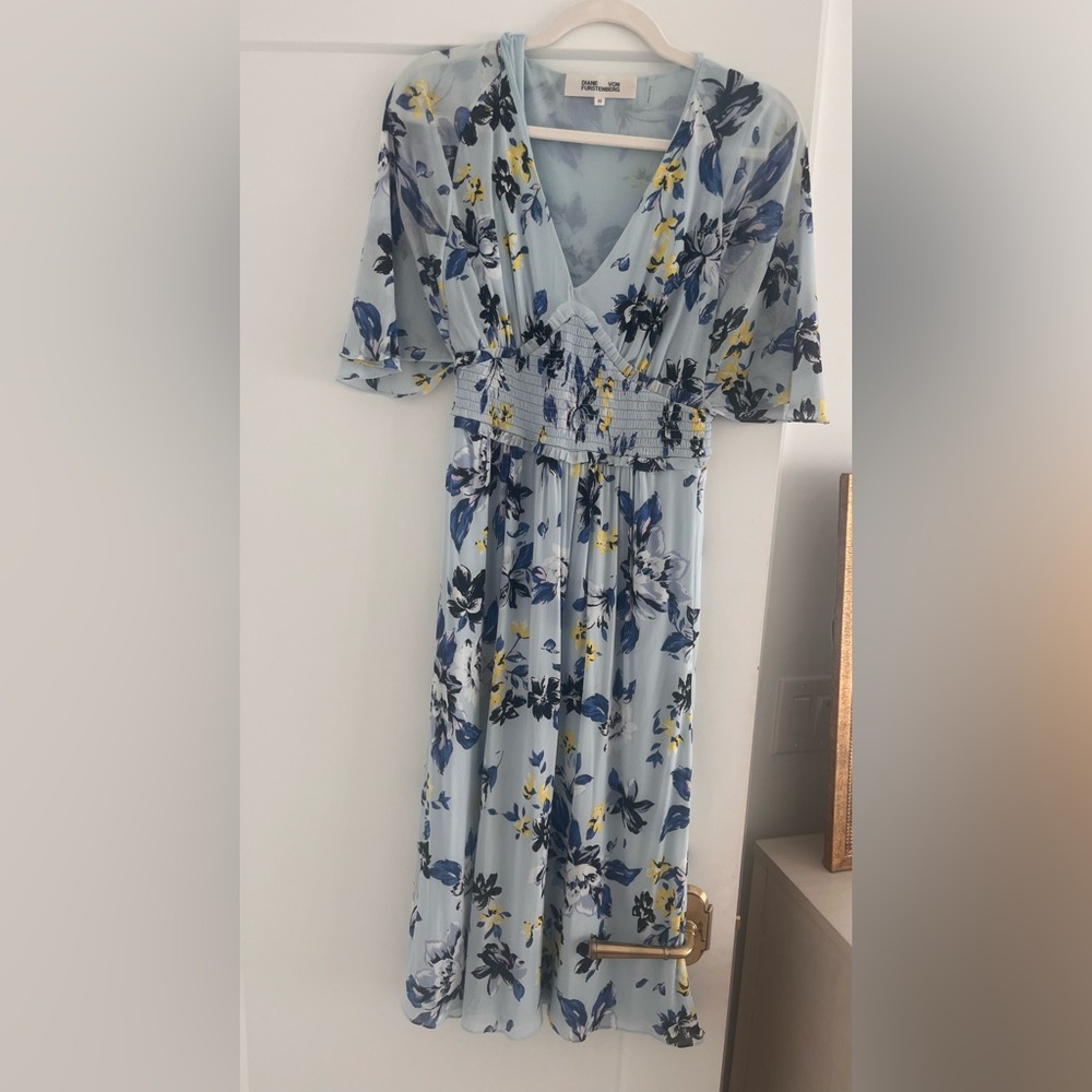 Diane Von Furstenberg floral dress